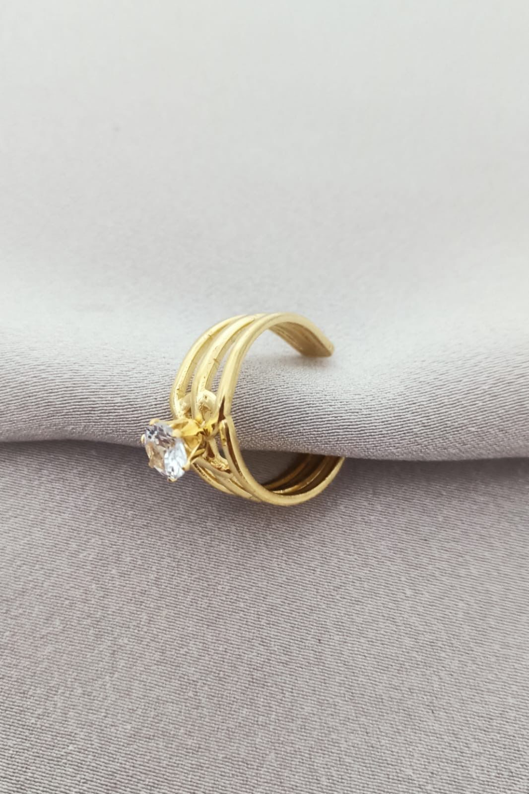 Çelik yüzük gold