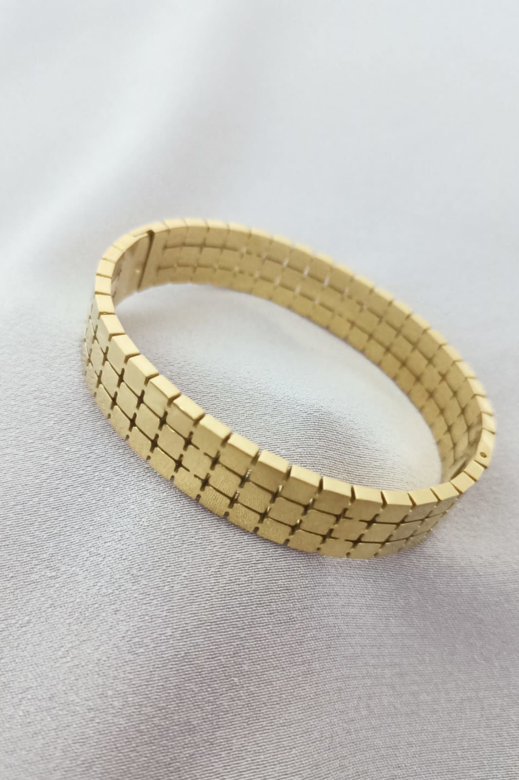 Çelik bileklik gold