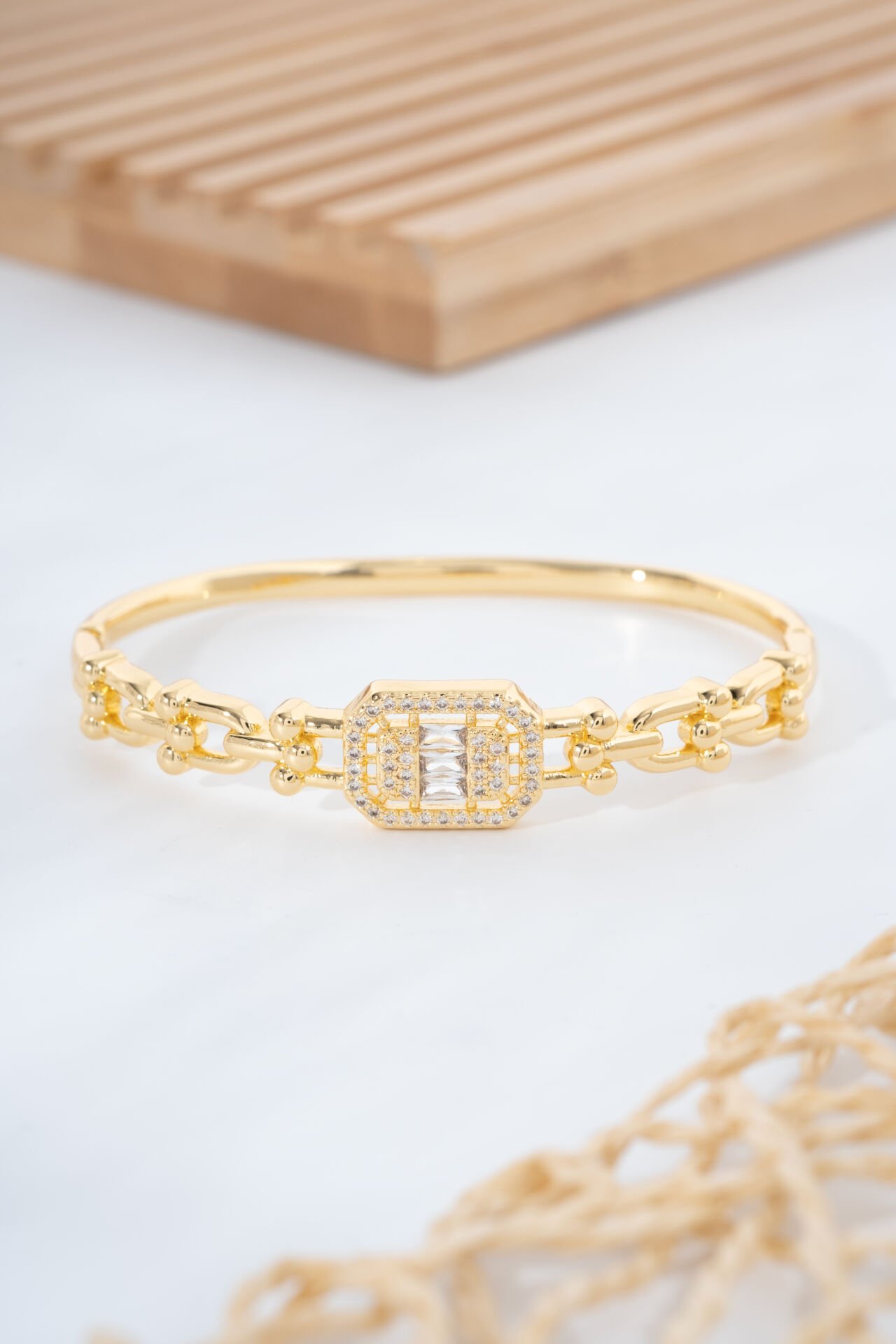 Gold Büküm Baget Kelepçe Bileklik