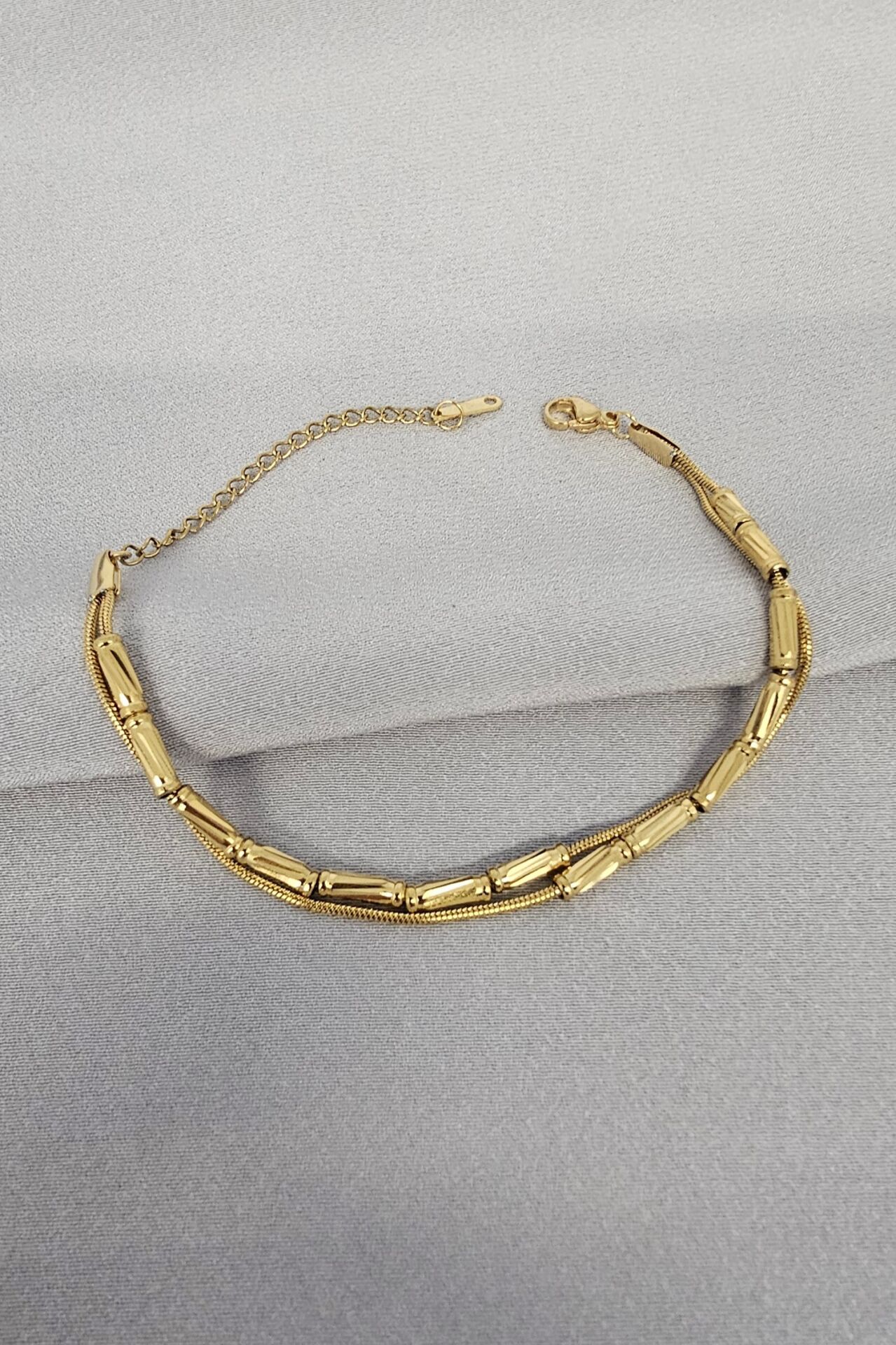 Çelik bileklik gold