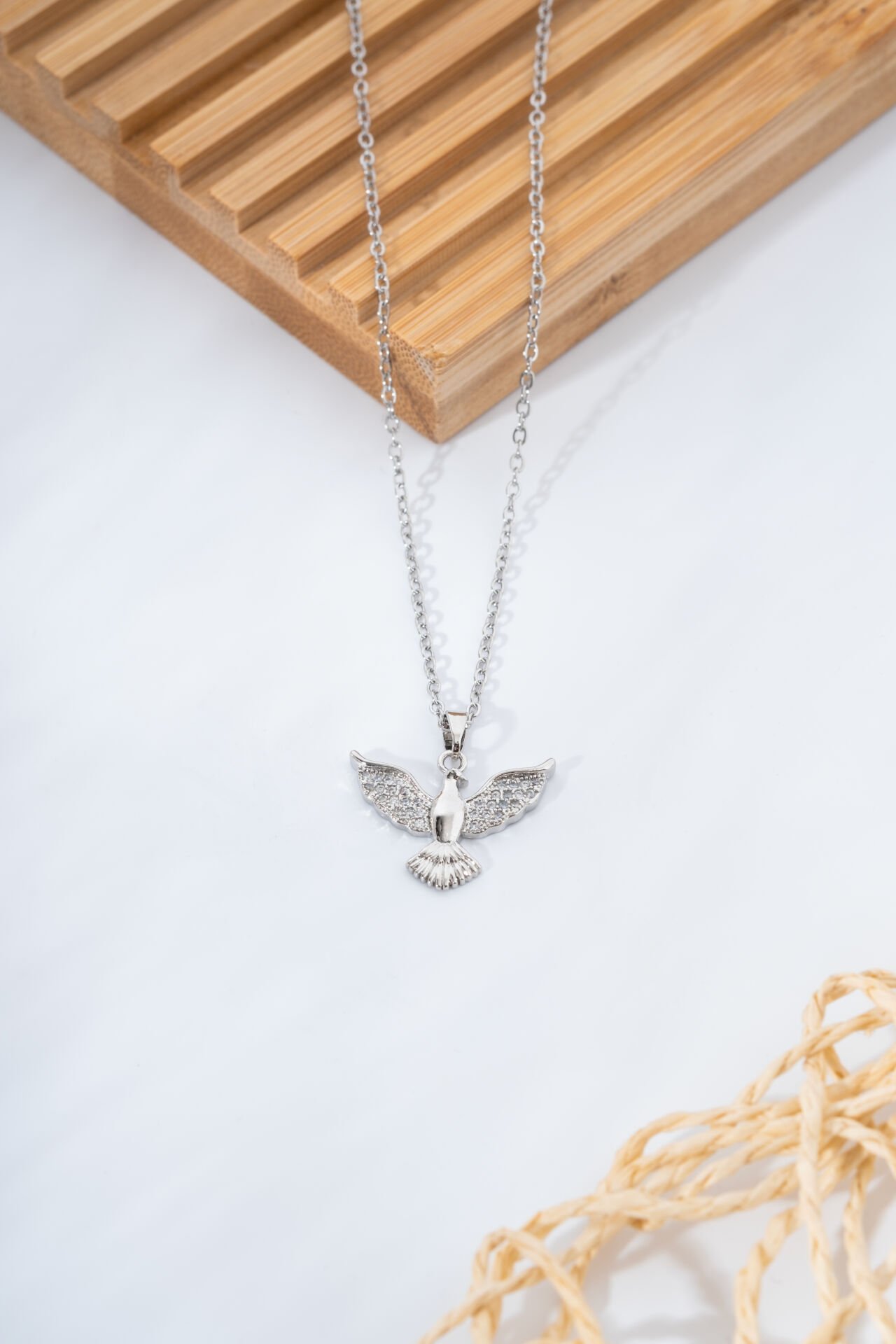 Silver Mini Anka Kuşu Kolye