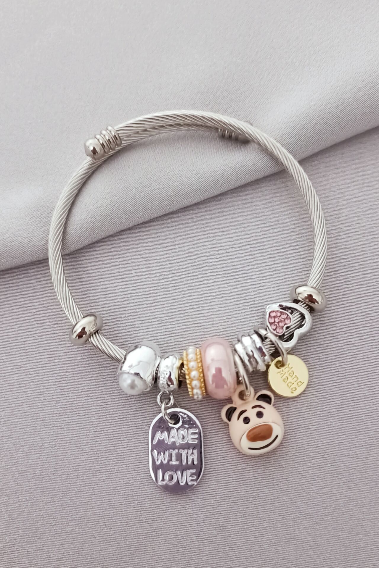 Çelik pandora bileklik