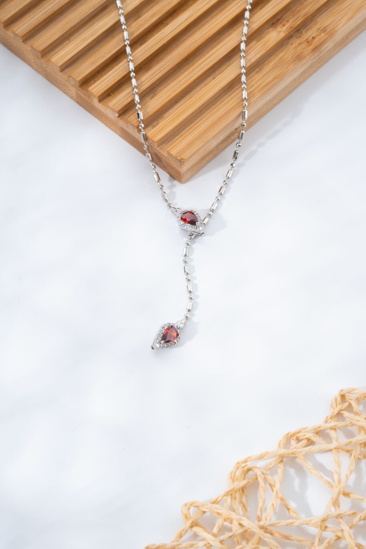 Silver Ayarlanabilir Y Kolye