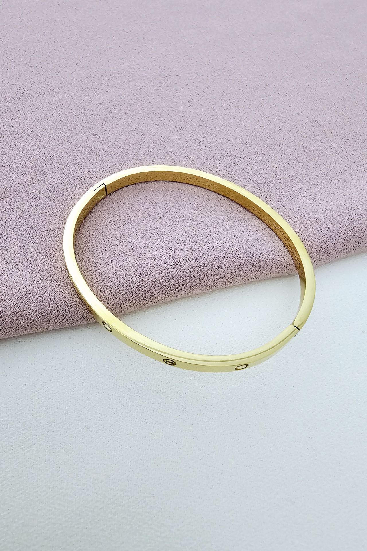 Çelik cartier bileklik ince model