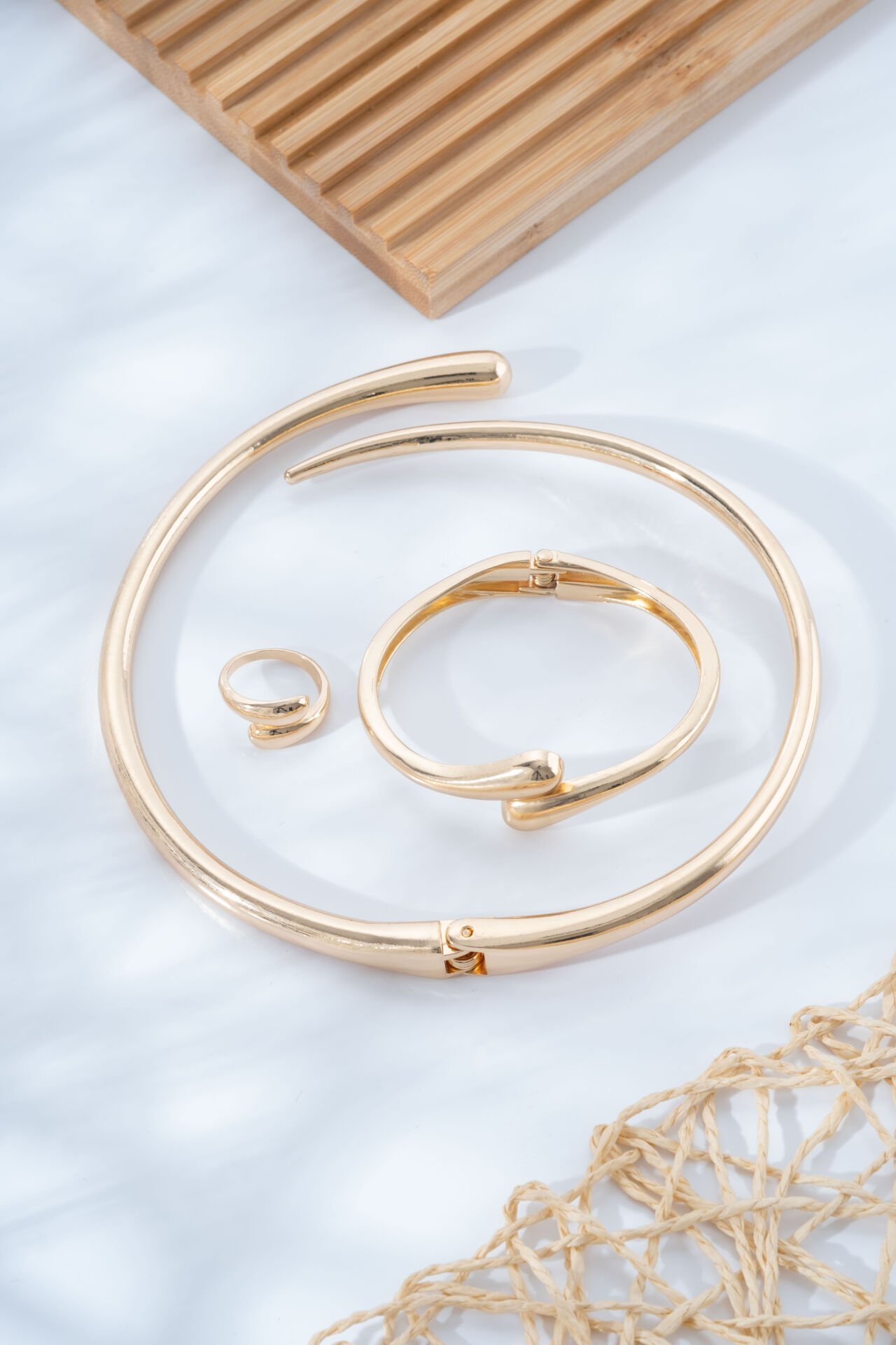 Gold Çelik Çember Set