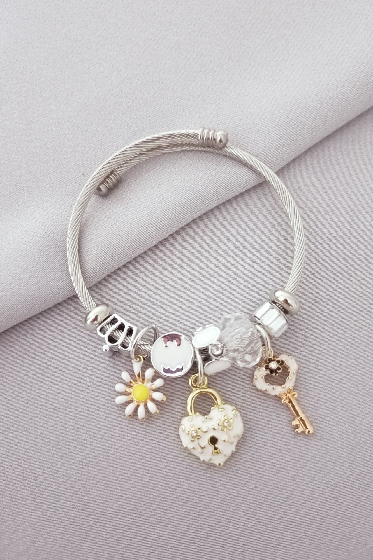 Çelik pandora bileklik