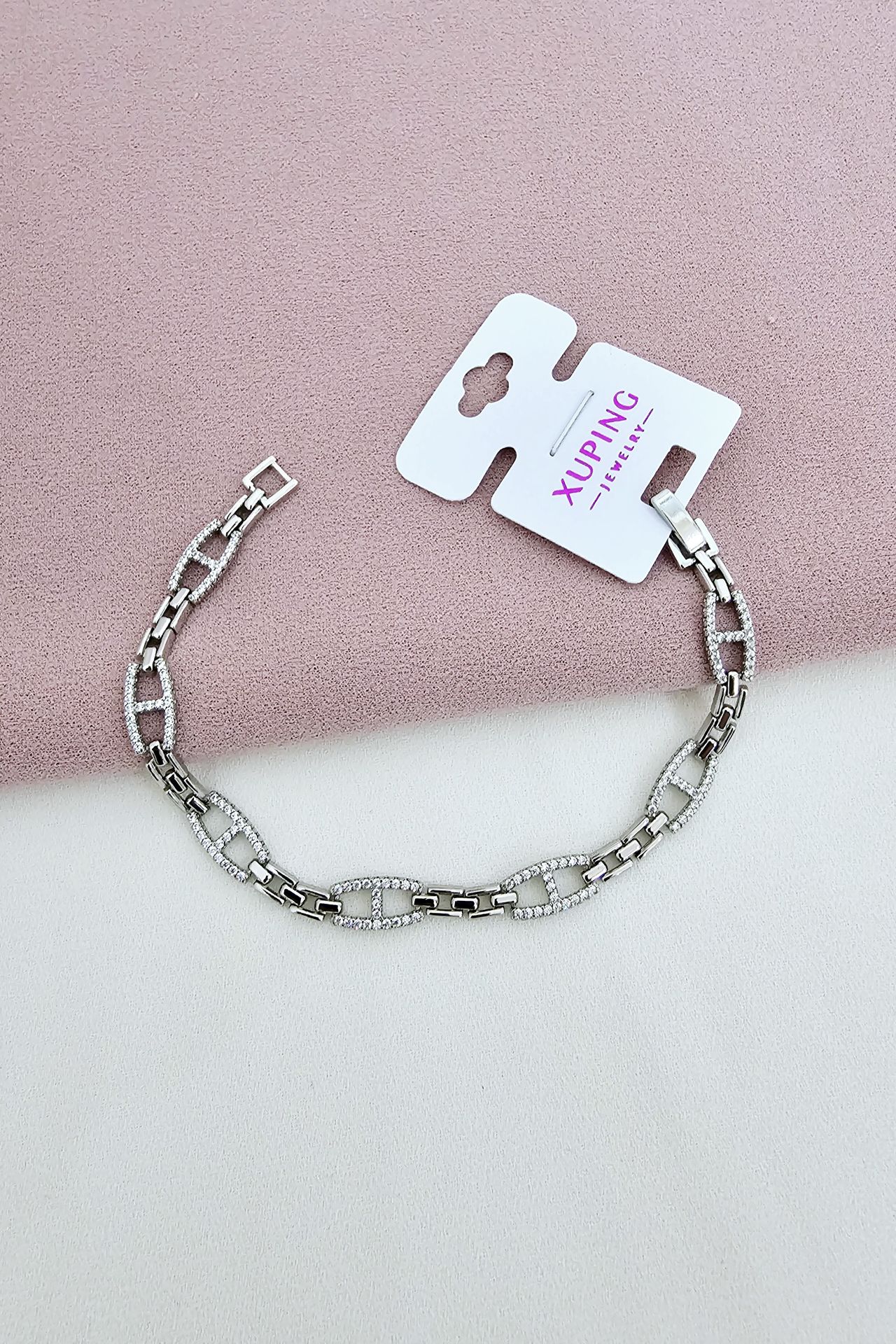 Xuping Zirkon Taşlı Silver Bileklik