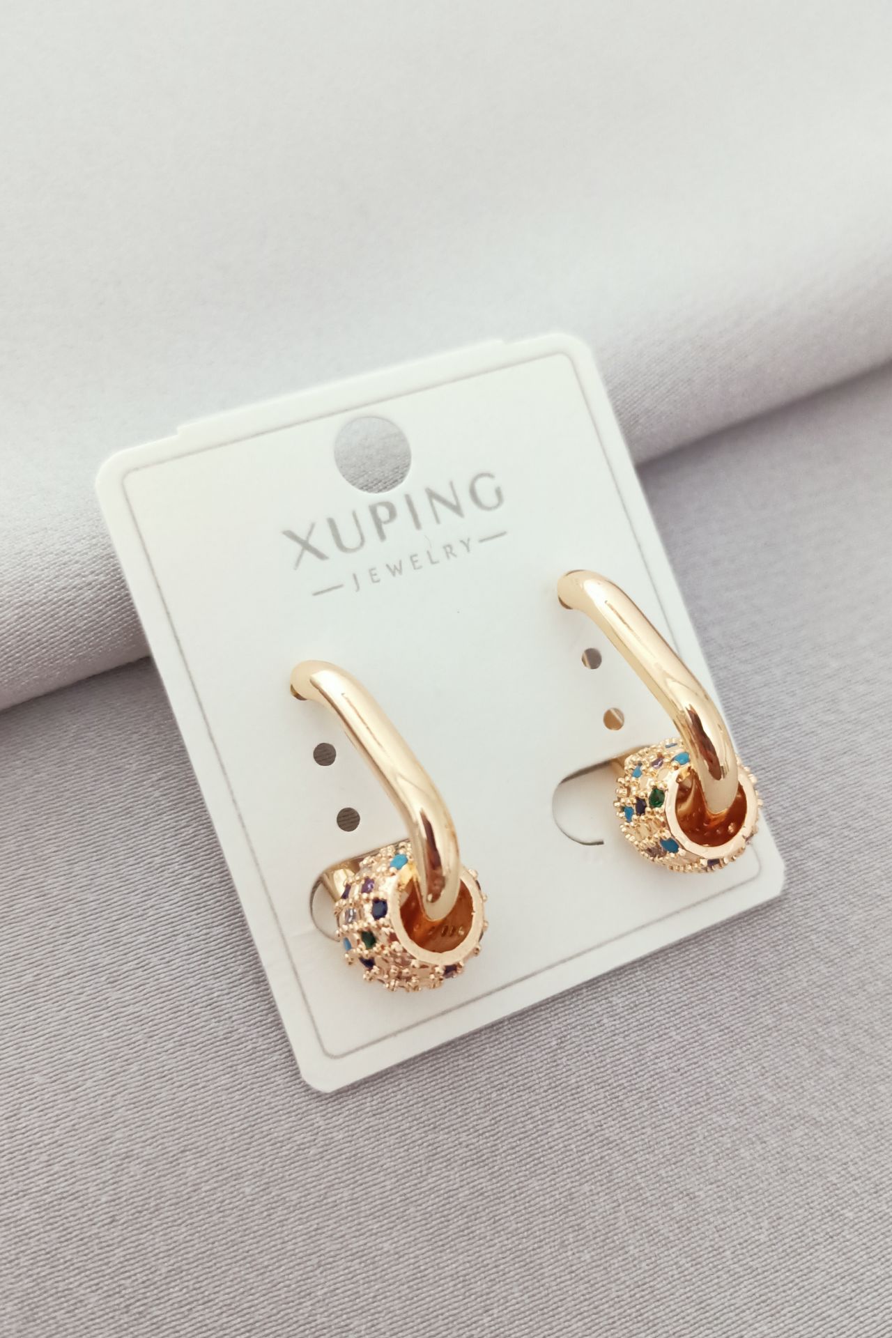 Xuping taşlı küpe