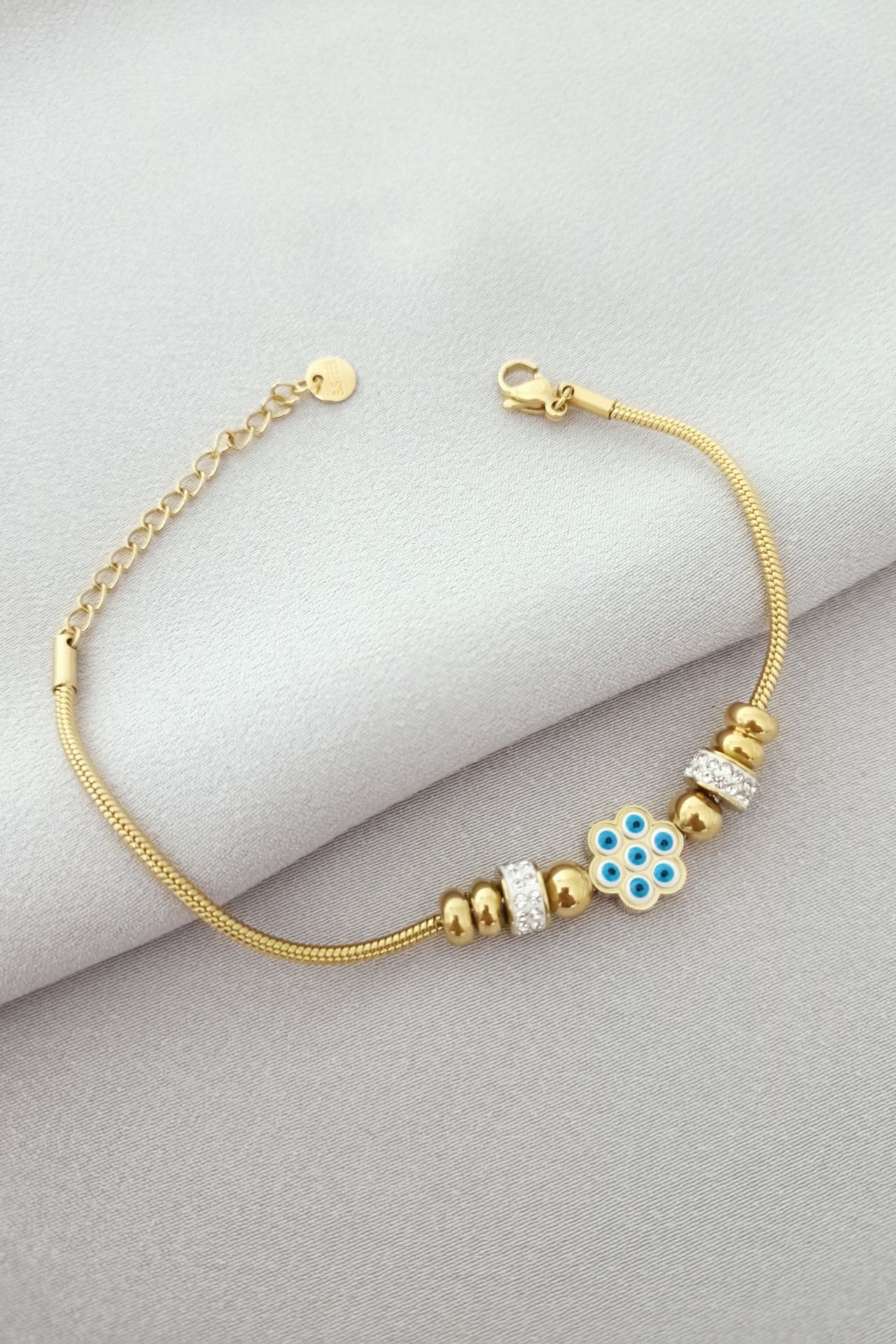 Çelik bileklik gold