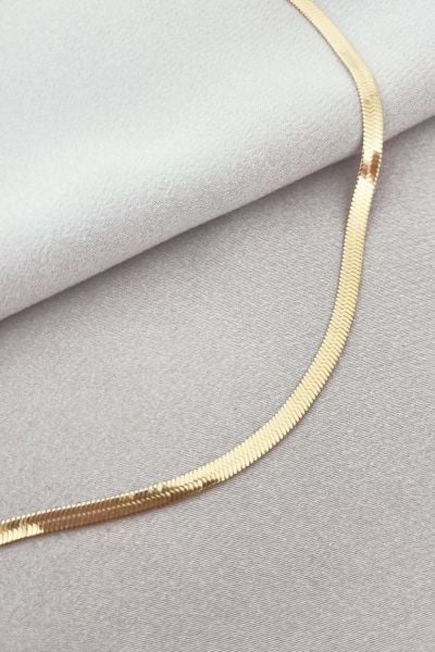 Çelik italyan kolye 45 cm