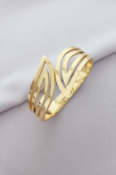 Çelik bileklik gold