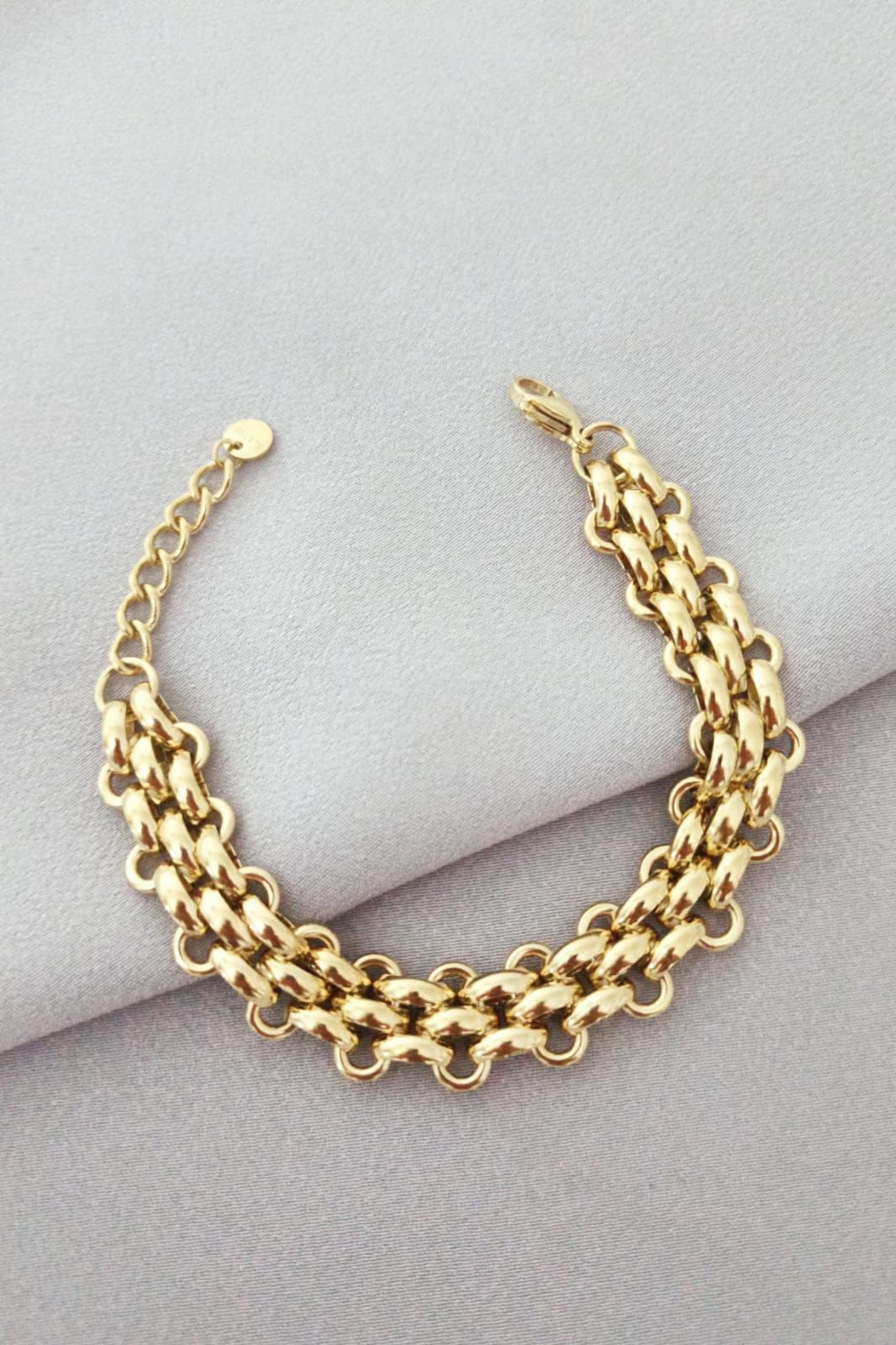 Çelik bileklik gold