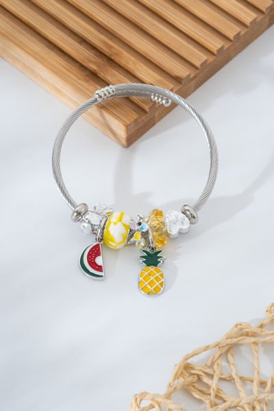 Çelik Pandora Karpuz ve Ananas Figürlü