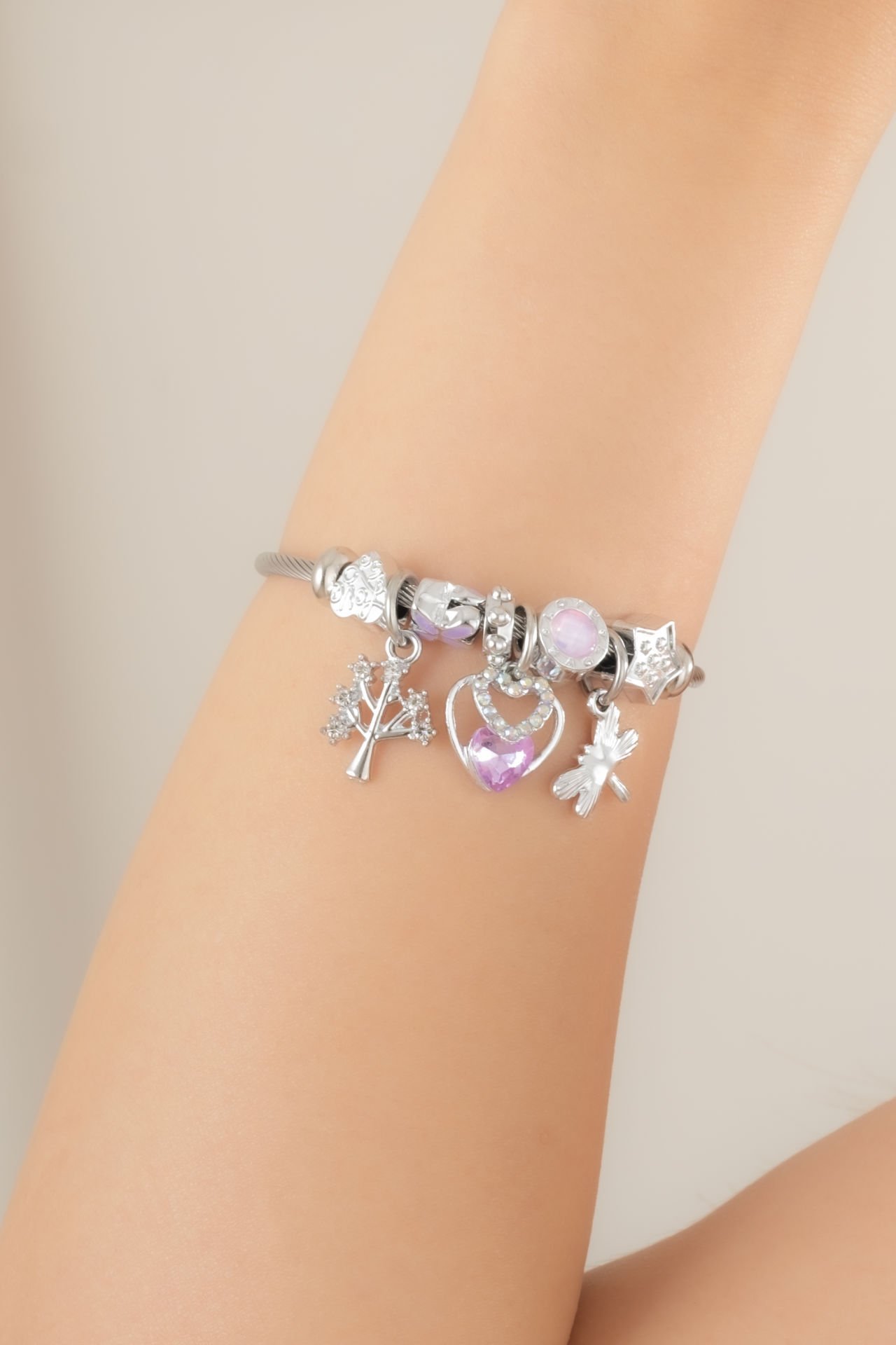 Çelik Pandora Ağaç, Yusufçuk ve Kalp Figürlü