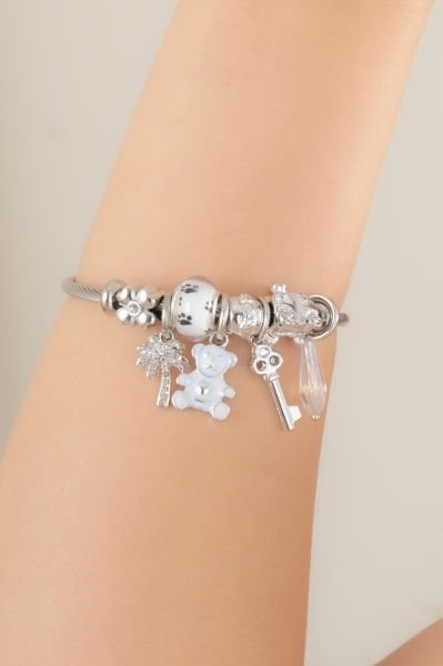 Çelik Pandora Ayıcık, Anahtar ve Palmiye Figürlü