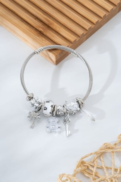 Çelik Pandora Ayıcık, Anahtar ve Palmiye Figürlü