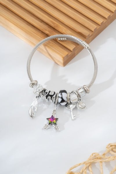 Çelik Pandora Eyfel Kulesi Figürlü