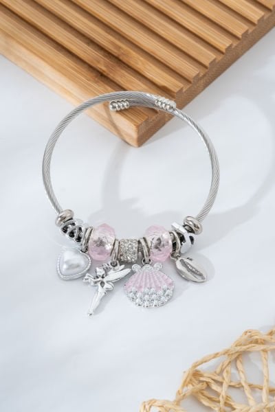 Çelik Pandora Deniz Kabuğu, Melek ve İnci Kalpli