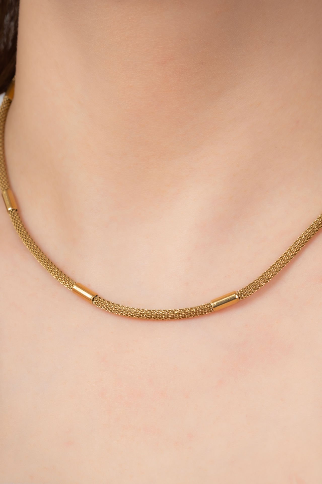 Çelik Zincir Kolye 50 cm.