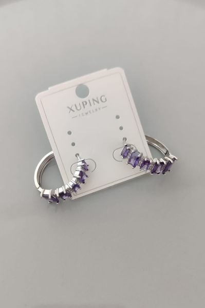 Xuping taşlı küpe