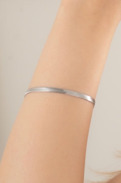 Çelik Silver Renk Bileklik