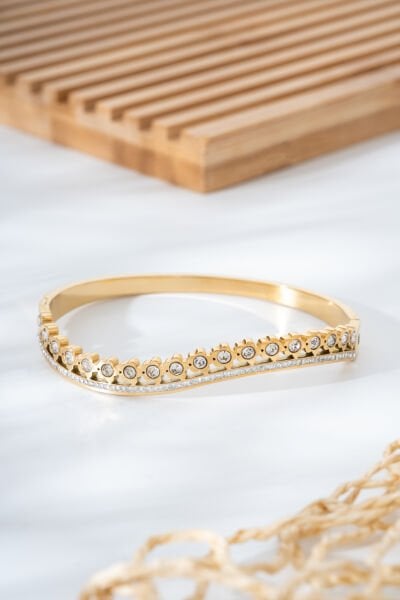 Çelik Taşlı Bileklik