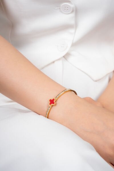 Çelik Van Cleef Bileklik