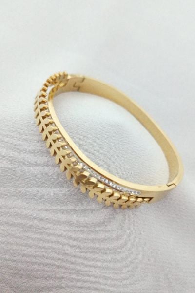 Çelik bileklik gold