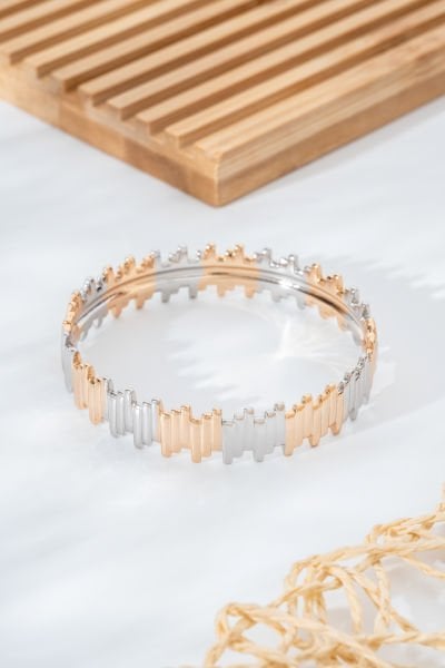 XUPİNG Çift Renk Modern Tasarım Xuping Kelepçe Bileklik