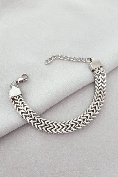 Çelik bileklik silver