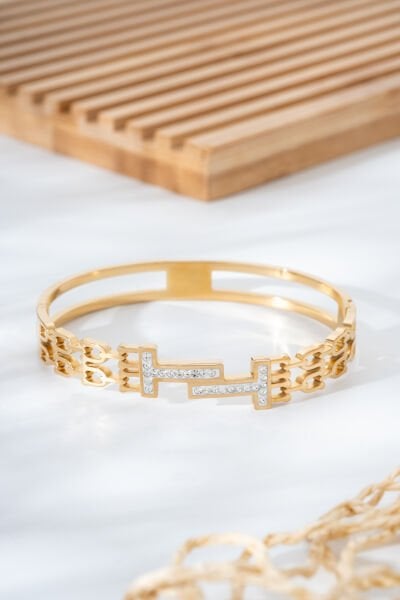 Çelik Taşlı Bileklik