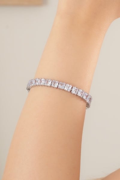 Vip Elmas Taşlı Bileklik