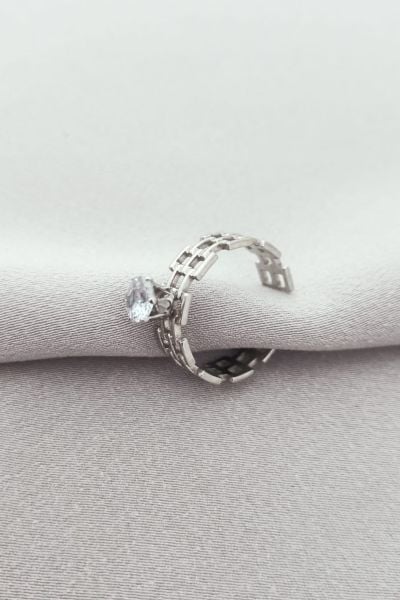 Çelik yüzük silver