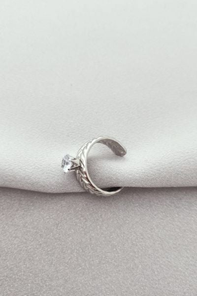 Çelik yüzük silver