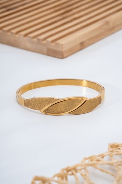 Çelik Elit Gold Simli Bileklik