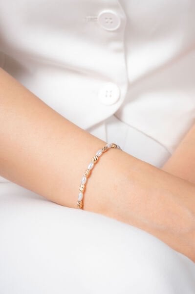 Rose İnci Görünümlü VİP Bileklik