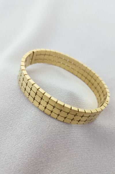 Çelik bileklik gold