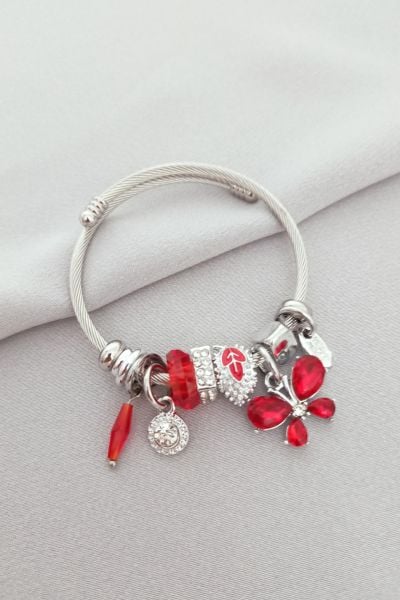 Çelik pandora gümüş renk