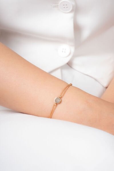 Daire Detaylı Dorikalı VİP Bileklik