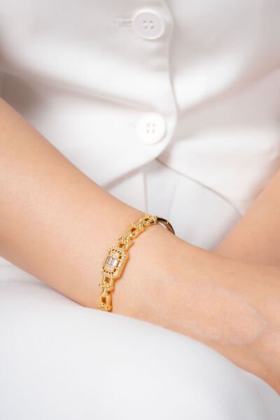 Gold Büküm Baget  VİP Kelepçe Bileklik