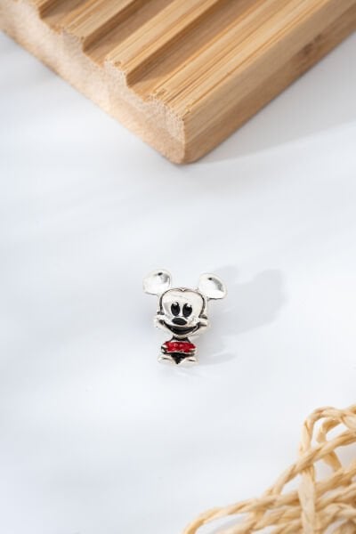 Çelik Mickey Mouse Charm