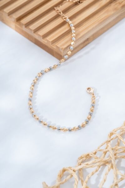 Rose Antrasit Mini Dorikalı Halhal