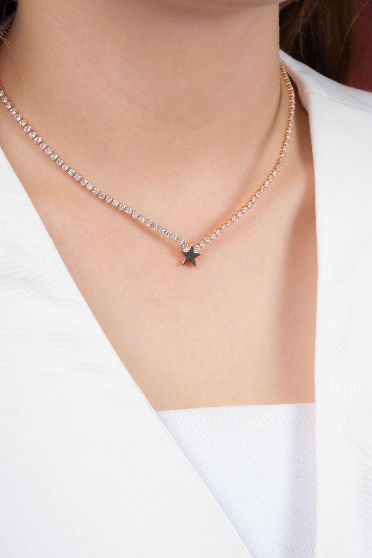 Su Yolu Tek Yıldızlı VİP Kolye