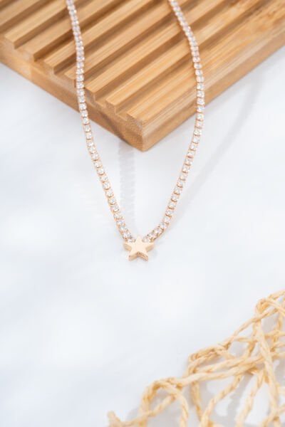 Su Yolu Tek Yıldızlı VİP Kolye