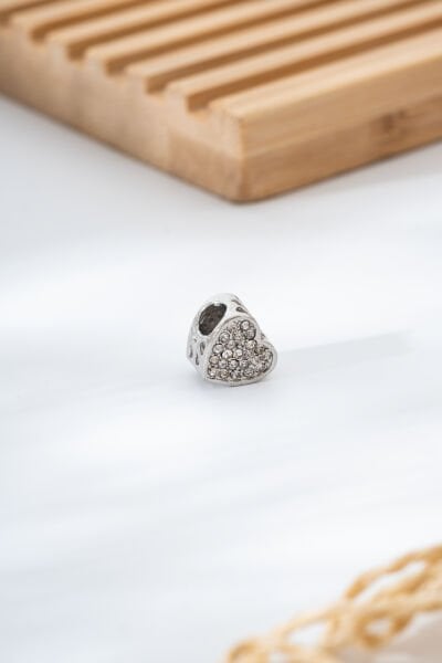 Çelik Kalp Charm