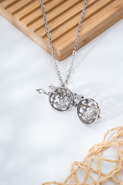 Silver Açılır Kafes Kolye