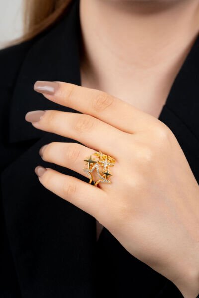Gold Kuzey Yıldızı Yüzük