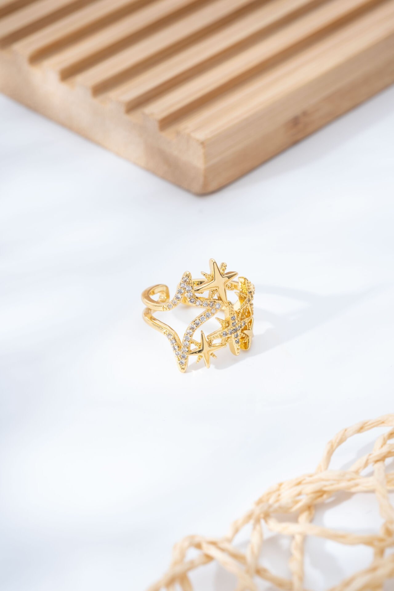 Gold Kuzey Yıldızı Yüzük