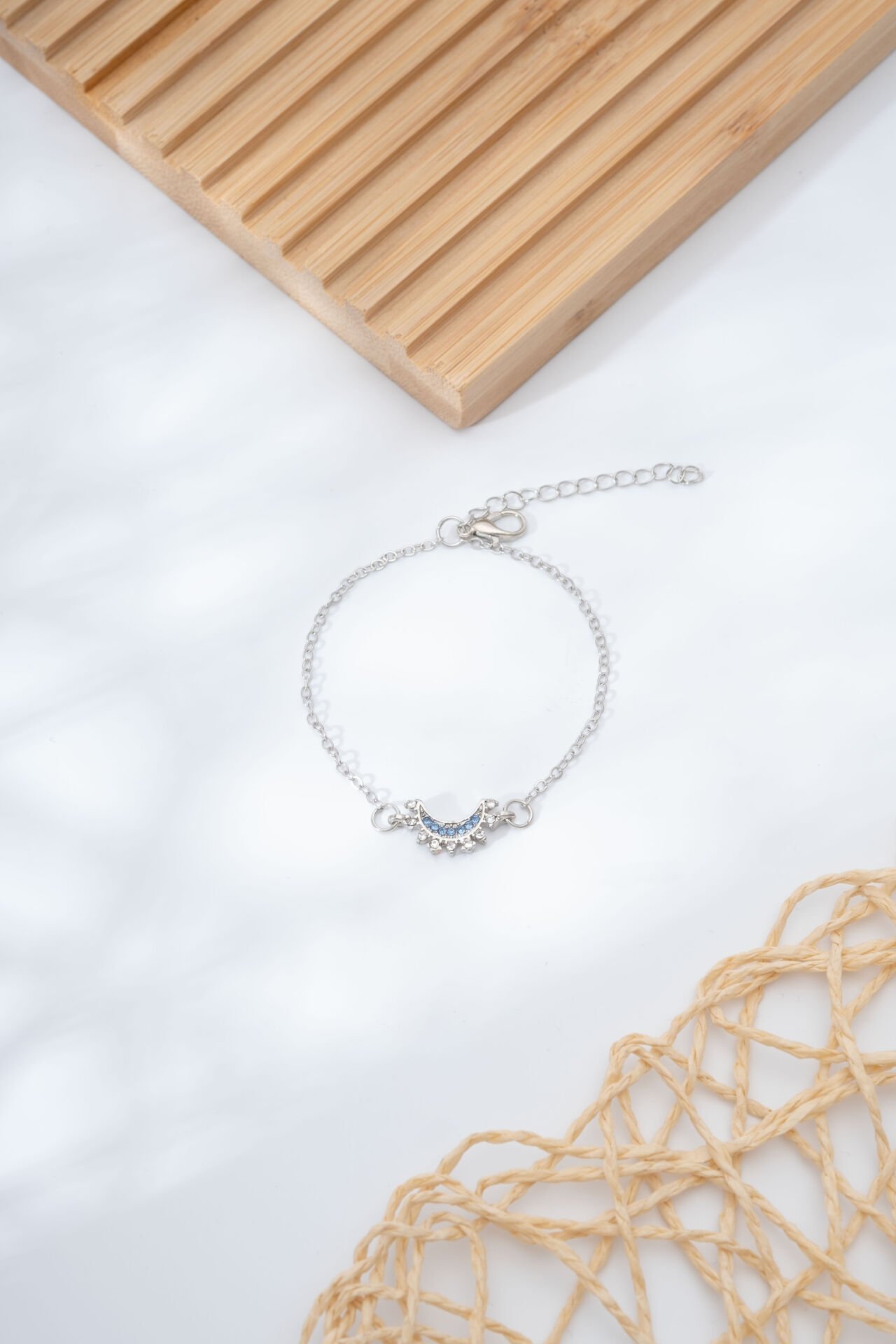 Silver Ay Figürlü Tamamlayıcı VİP Bileklik