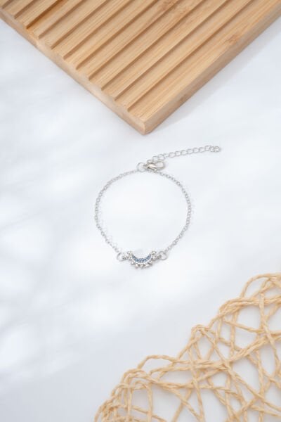 Silver Ay Figürlü Tamamlayıcı VİP Bileklik